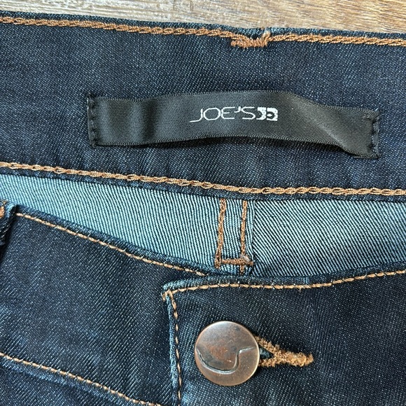 Joes denim jeans , dark wash, cropped skinny. No size tag. Waist 17-18” - Picture 2 of 5